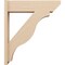 Ekena Millwork 7 1/2-in W x 28-in D x 32-in H Funston Slat Rough Cedar Woodgrain TimberThane Outlooker, Primed Tan OUTUR075X28X32FST24RCPR - alternate 6